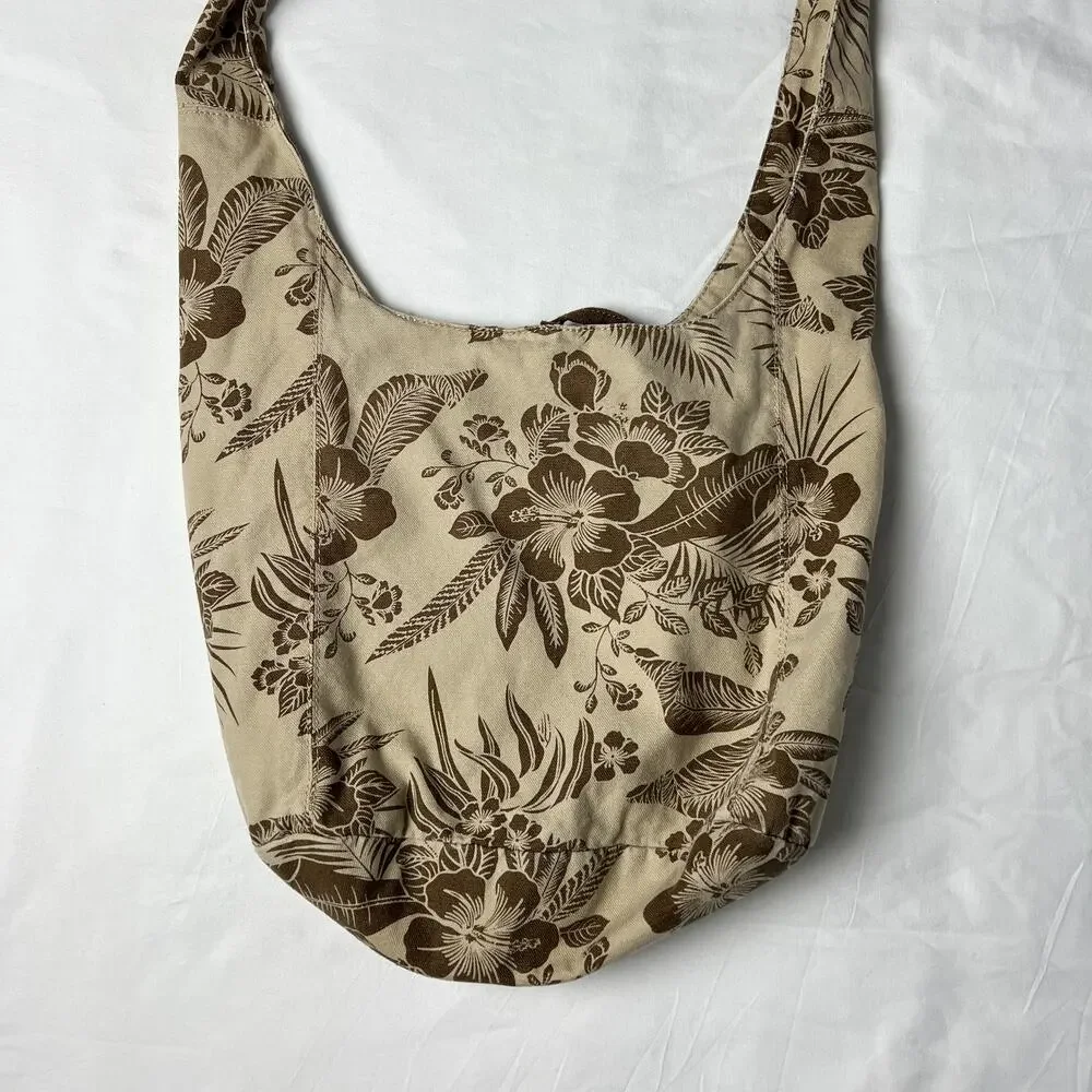 y2k kirra tropical flower boho island surfer girl crossbody hobo sling bag